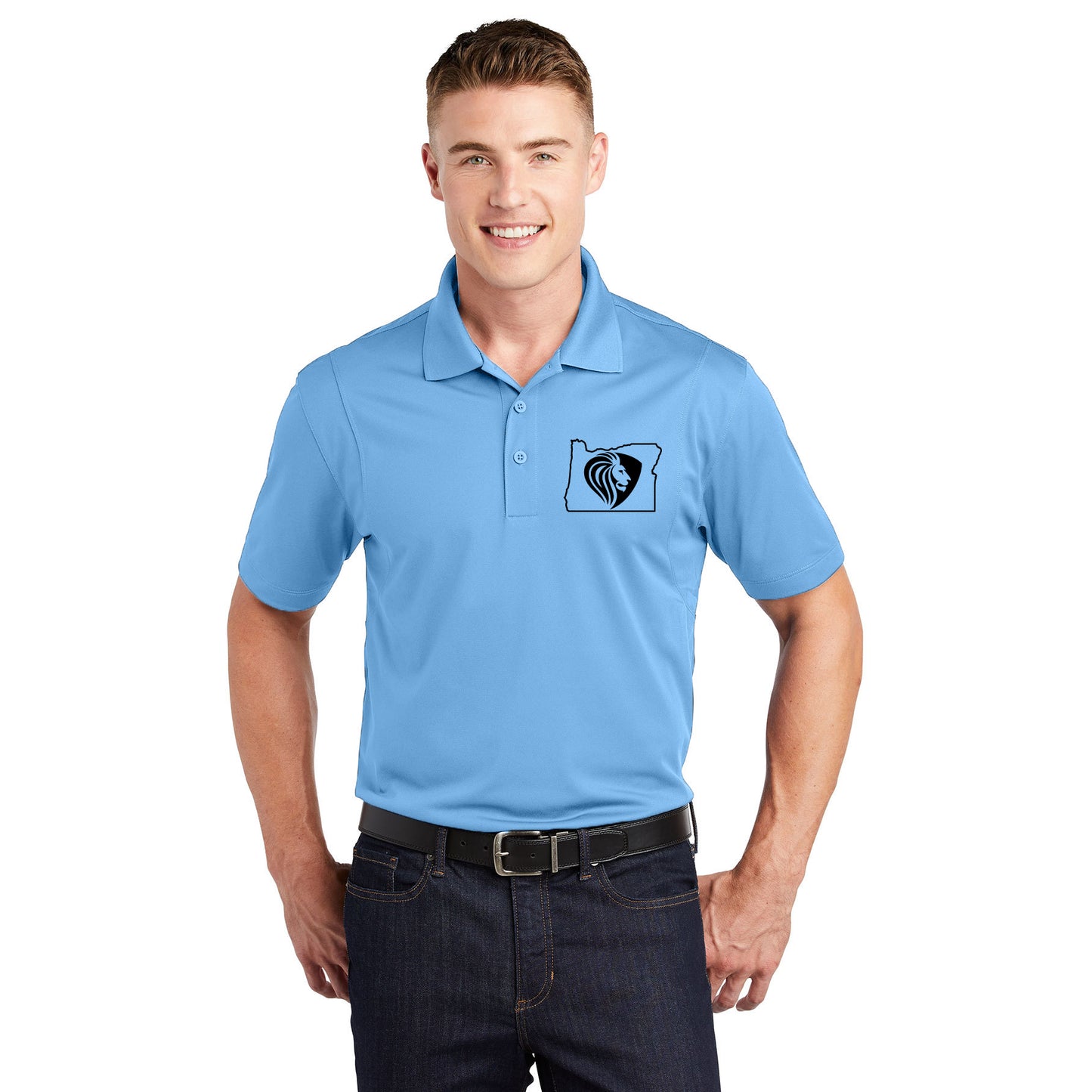 FBCOR State Men’s Polo - Black