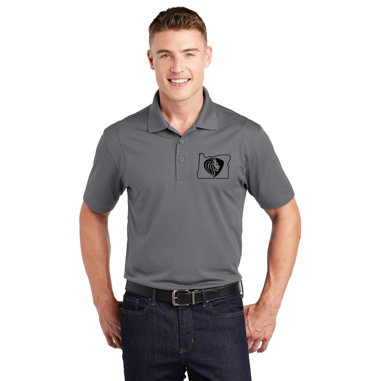 FBCOR State Men’s Polo - Black