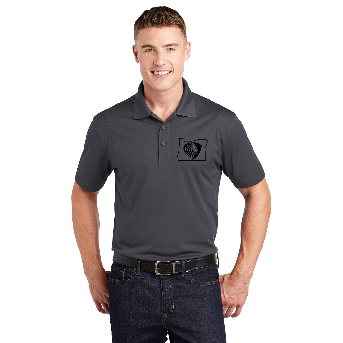 FBCOR State Men’s Polo - Black