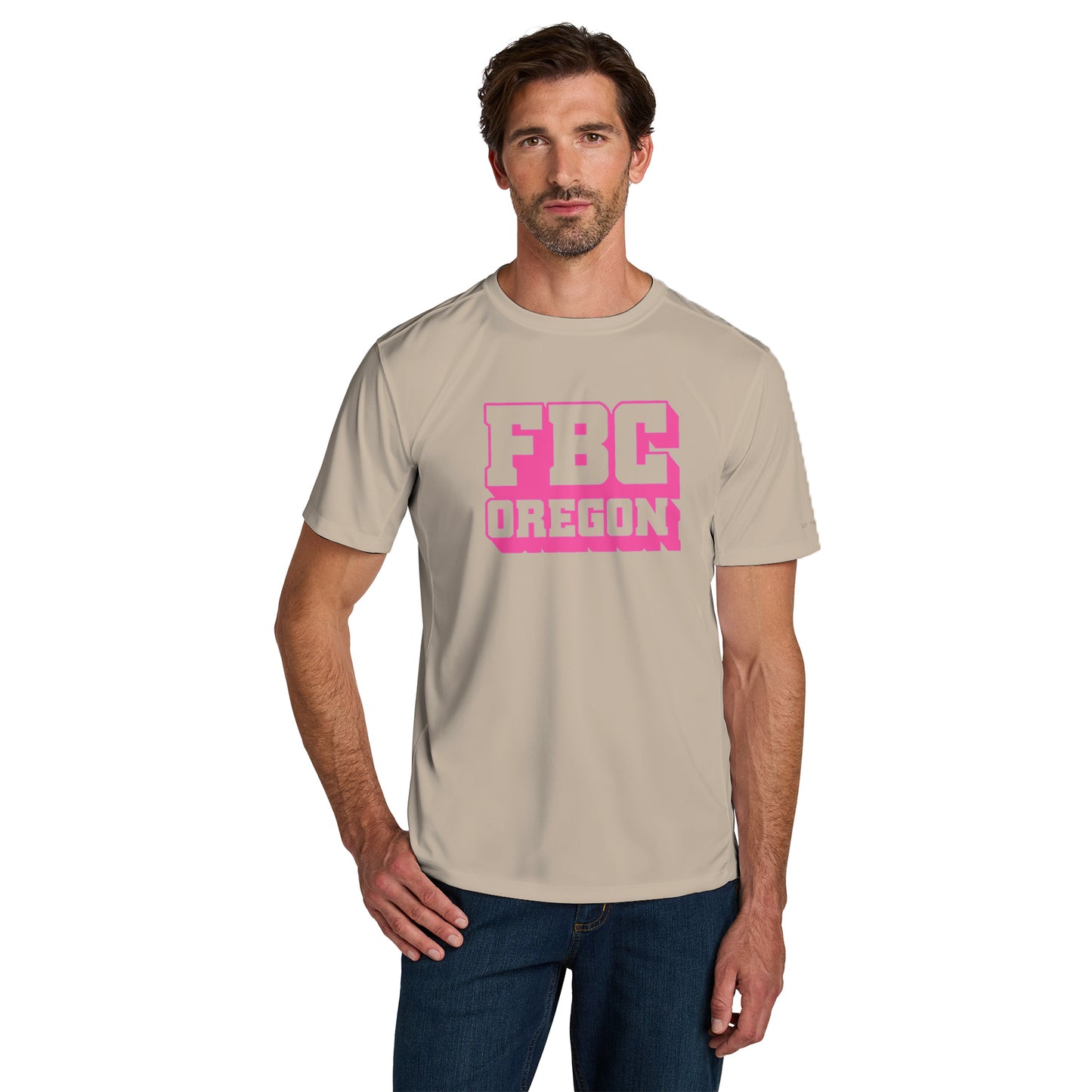 FBCOR Text Unisex Premium Tee - Pink