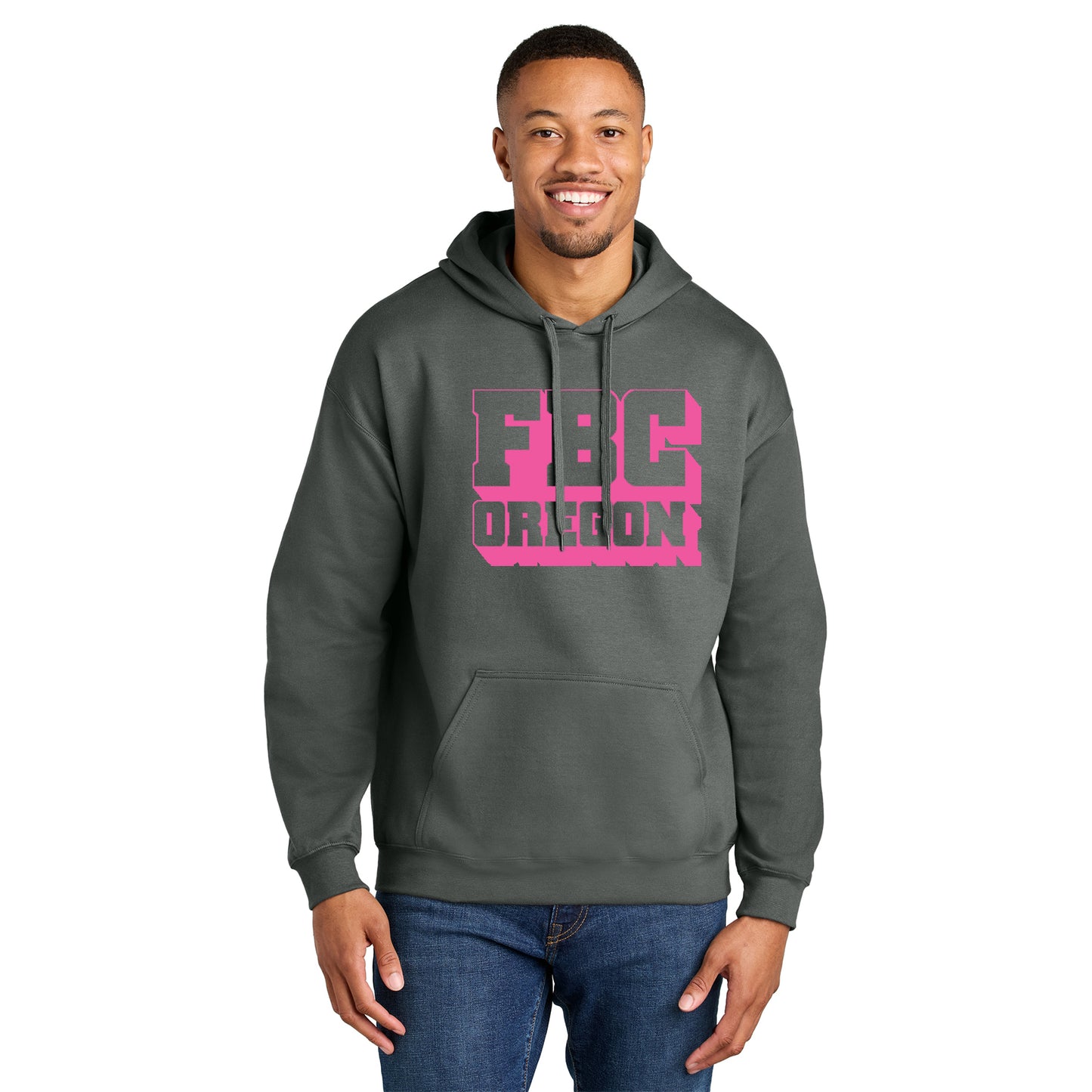 FBCOR Text Unisex Hoodie - Pink