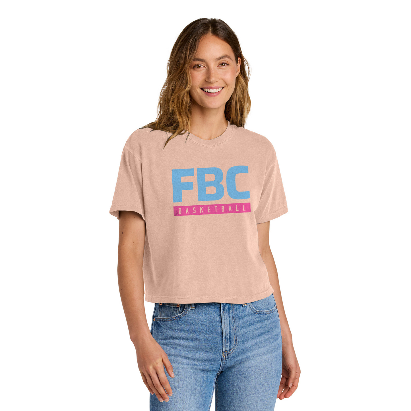 FBC B-Ball Women’s Heavyweight Boxy Tee - Color