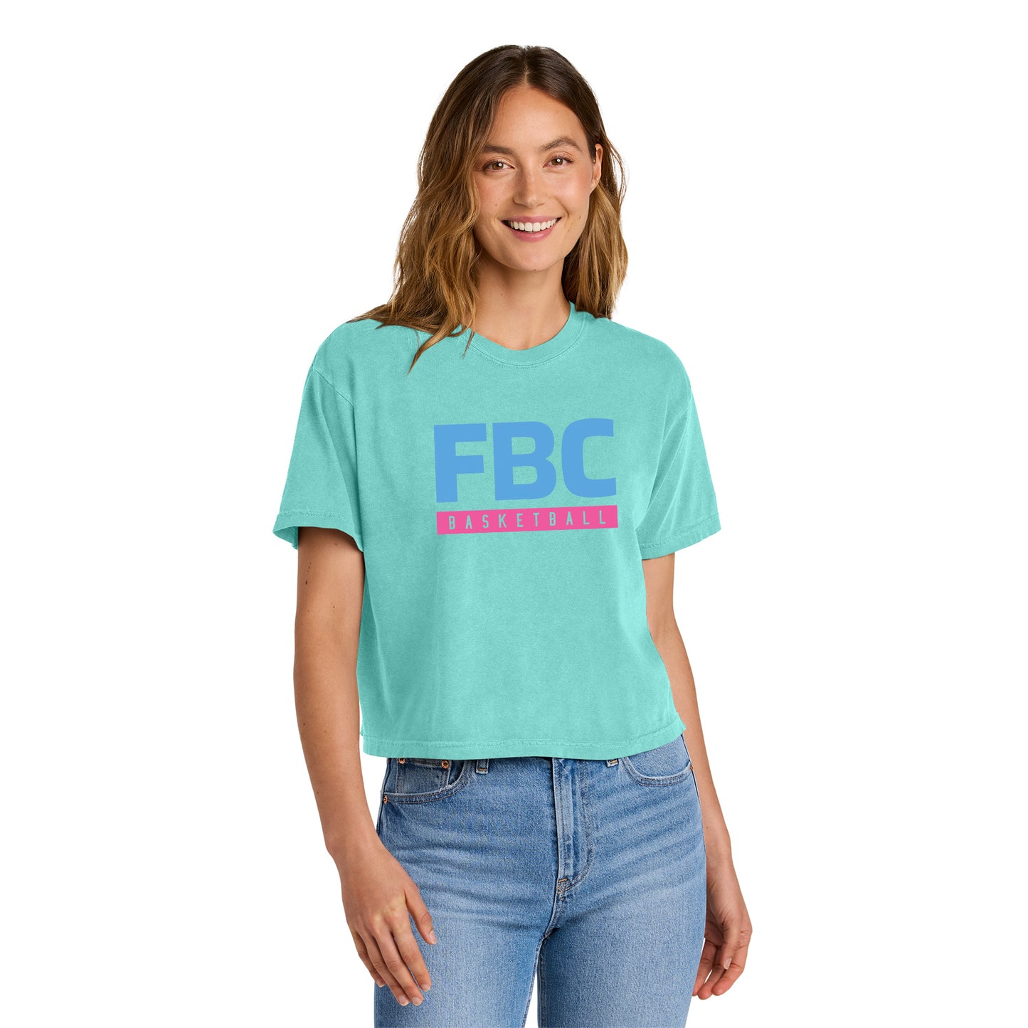 FBC B-Ball Women’s Heavyweight Boxy Tee - Color