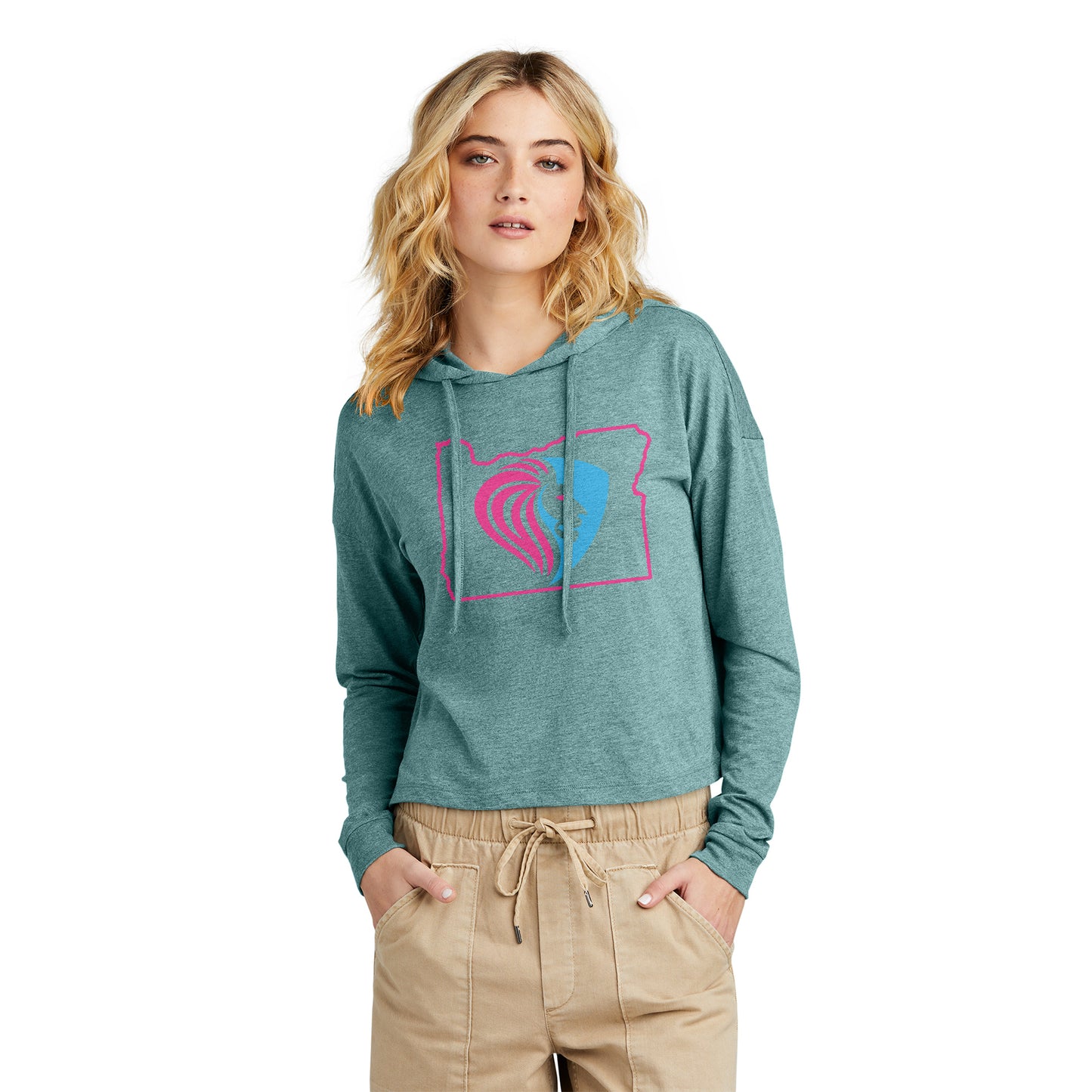 FBCOR State Women’s Box Cut Lt. Hoodie - color