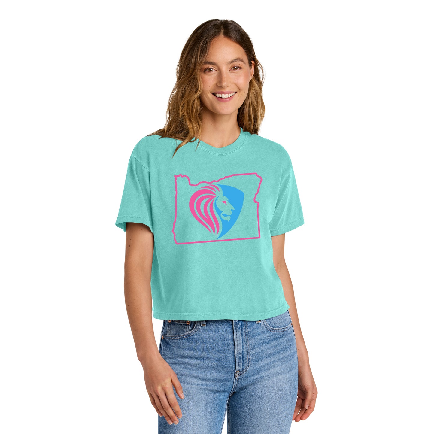 FBCOR State Women’s Heavyweight Boxy Tee - Color