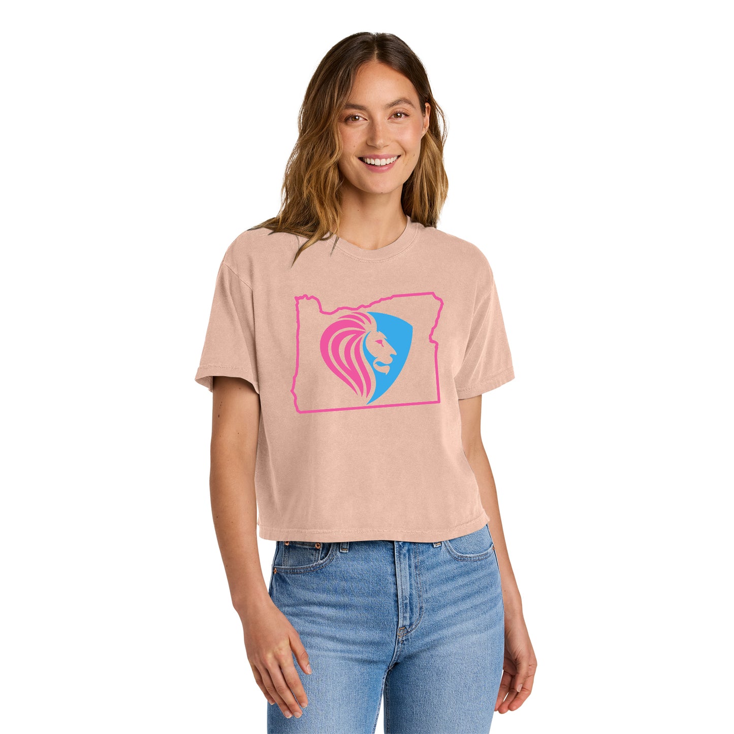 FBCOR State Women’s Heavyweight Boxy Tee - Color