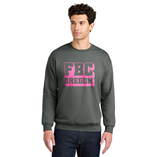 FBCOR Text Unisex Crewneck - Pink
