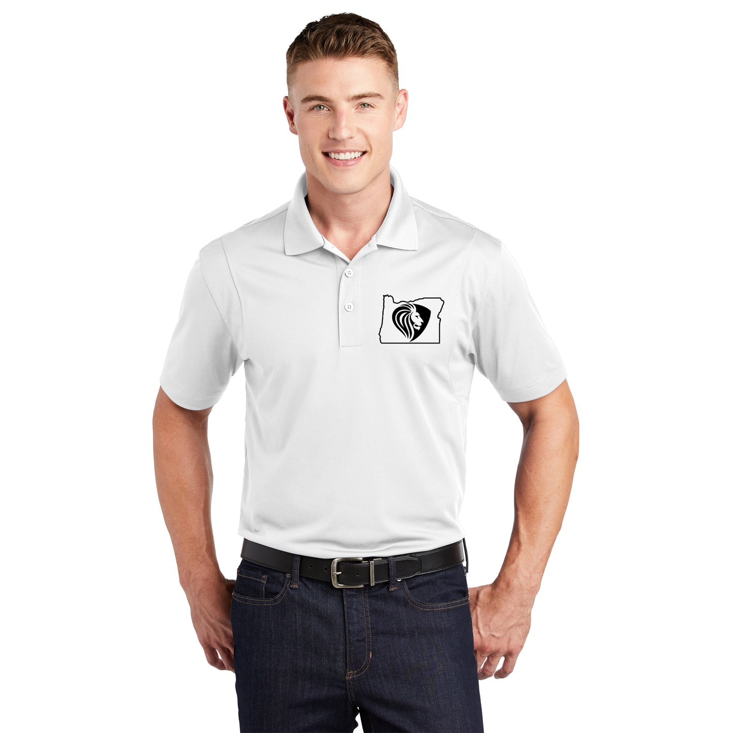 FBCOR State Men’s Polo - Black