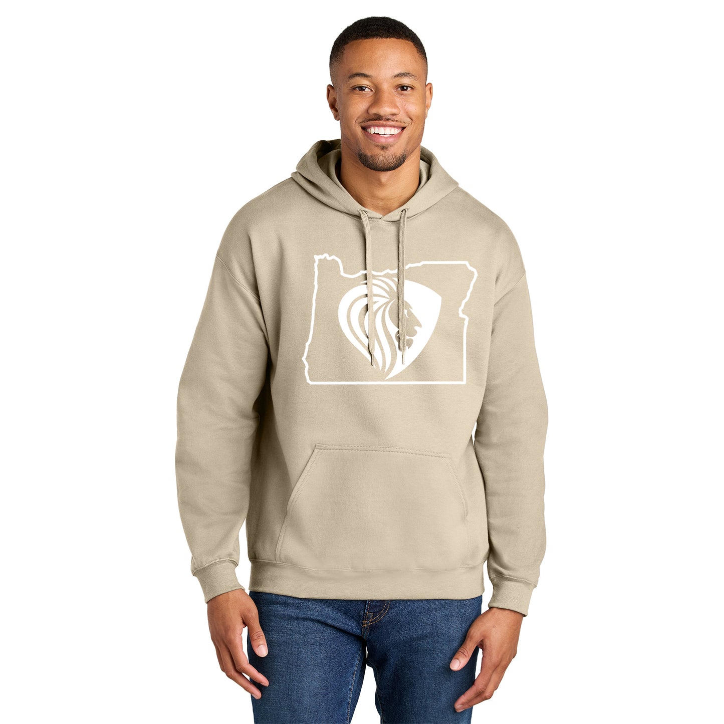 FBCOR State Unisex Hoodie - White