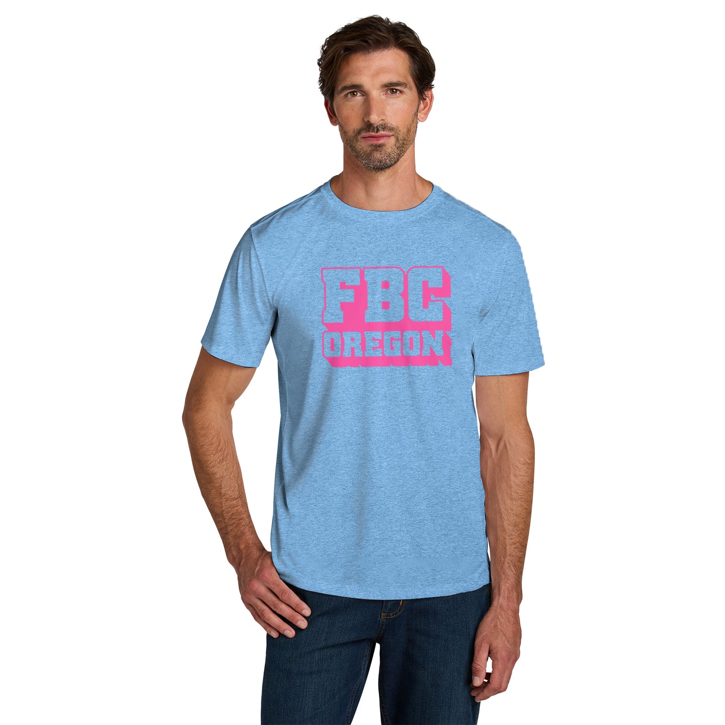 FBCOR Text Unisex Premium Tee - Pink