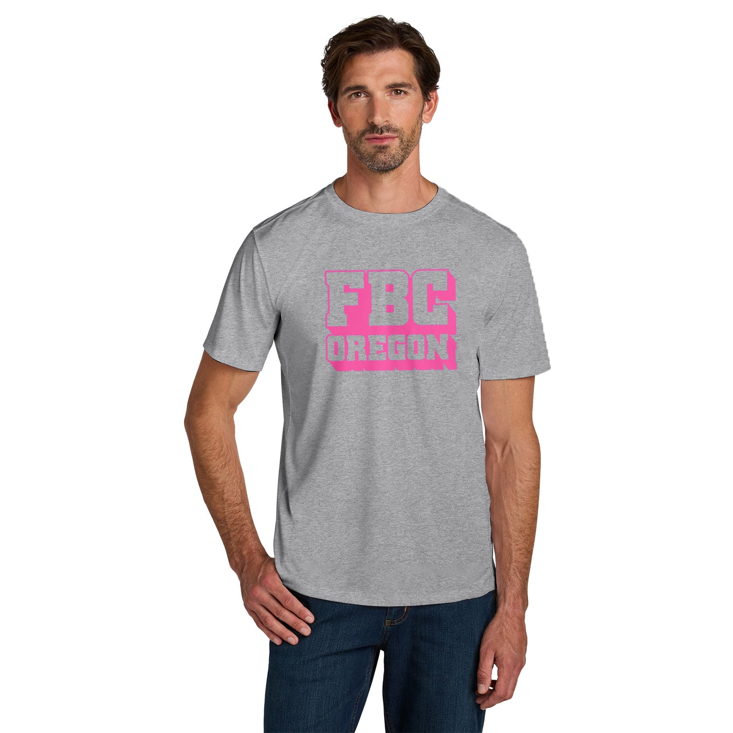 FBCOR Text Unisex Premium Tee - Pink