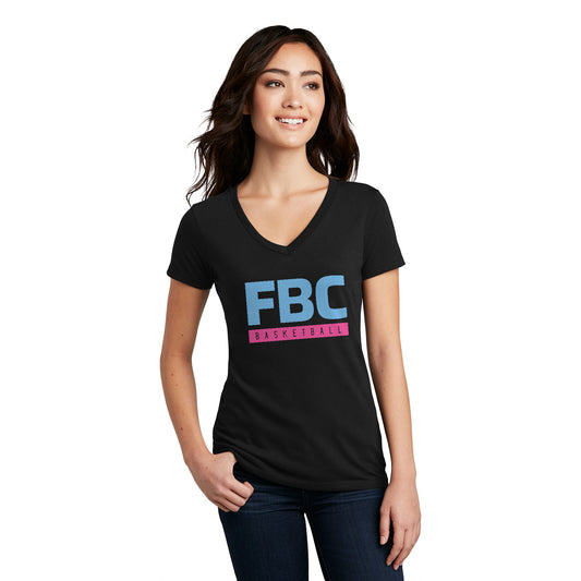 FBC B-Ball Women’s V-Neck Tee - Color