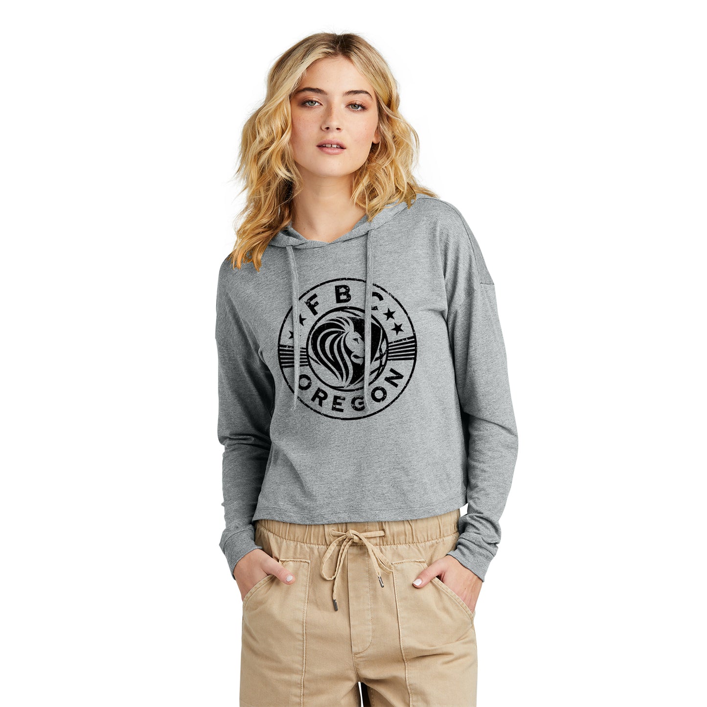 FBCOR Shield Women’s Box Cut Lt. Hoodie - Black