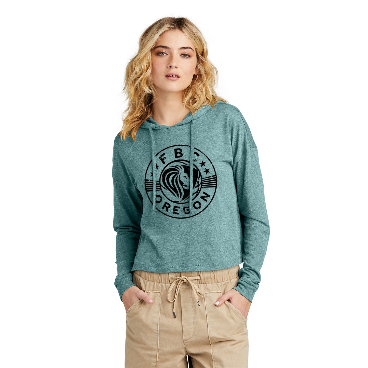 FBCOR Shield Women’s Box Cut Lt. Hoodie - Black