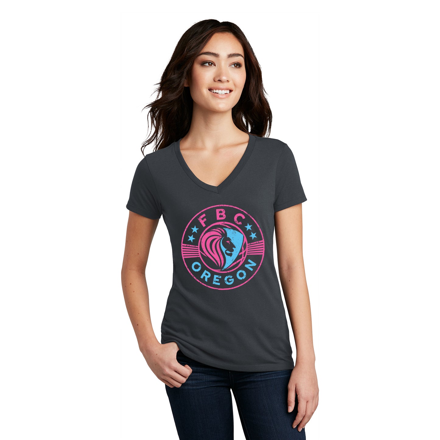 FBCOR Shield Women’s V-Neck Tee - Color